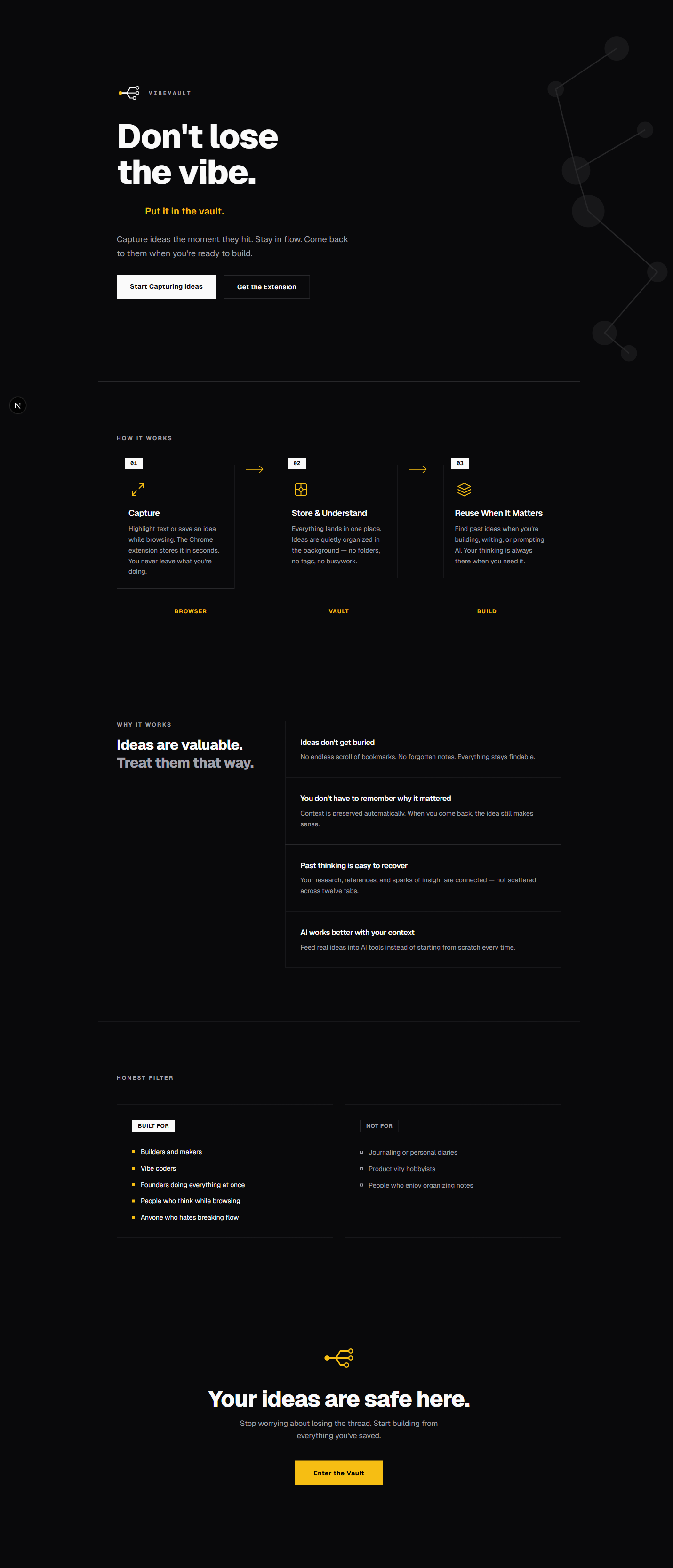 VibeVault preview one